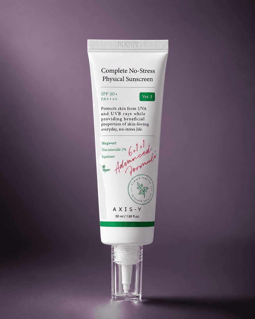 ضدآفتاب فیزیکی بدون استرس AXIS-Y SPF50+